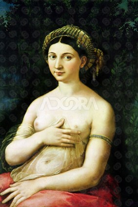 La formarina, Rafael Sanzio. óleo sobre lienzo S.XVI