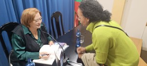 Con Doris Mosquera en la Presentación de Salón de Proyecciones en Euskal Etxea de Madrid el pasado 14 de octubre